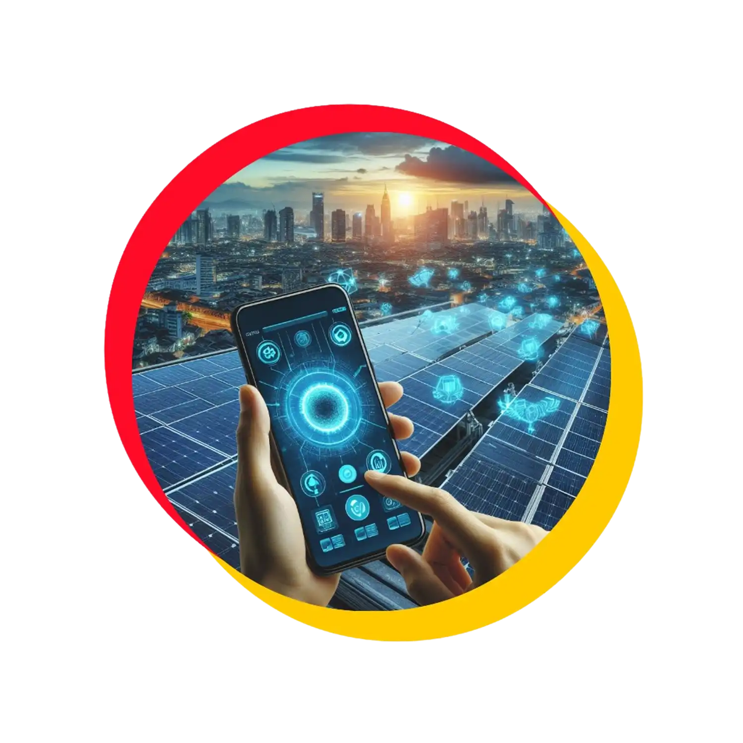 Roof solar panel installation